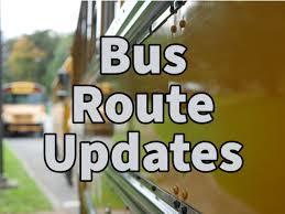 bus route updates