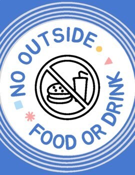 no outside food or drink